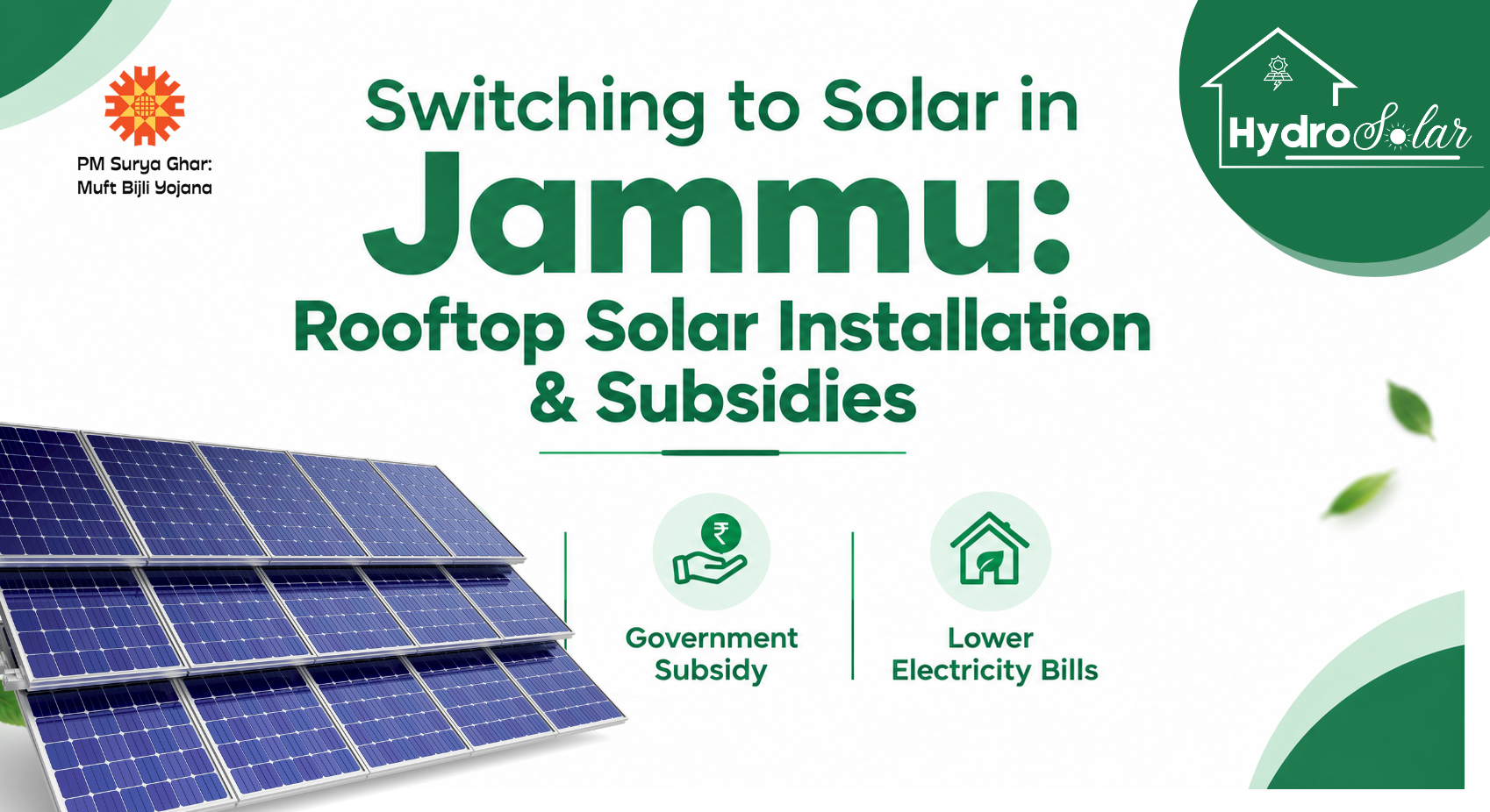 Switching to solar in Jammu. Rooftop Solar Installation & Subsidies.